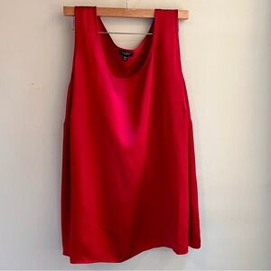 ❤️ Talbots Woman Petites 100% Silk Tank Top | Red | Size 22WP